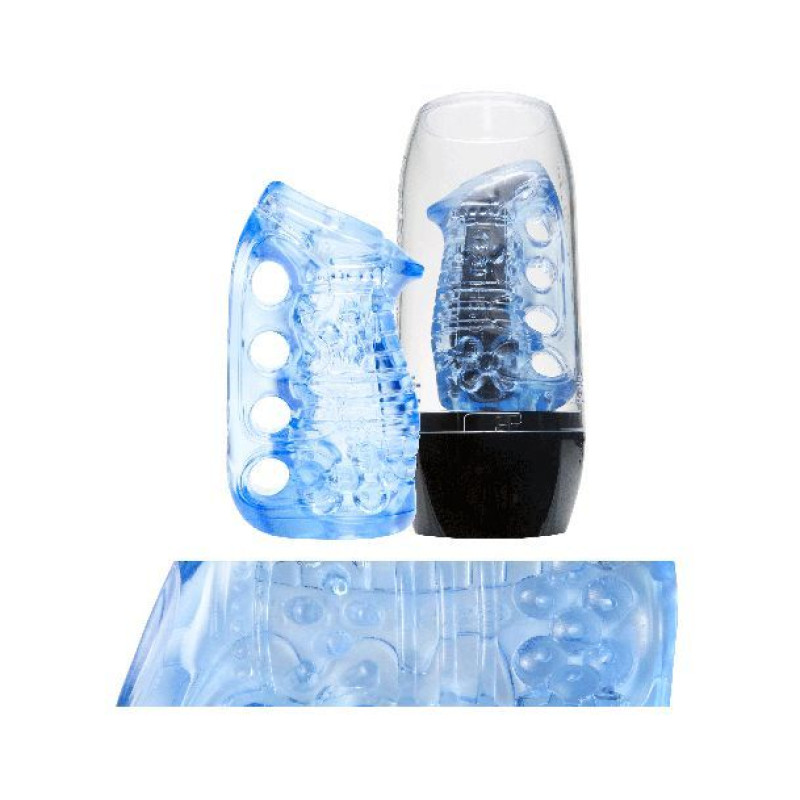 Мастурбатор Fleshlight Fleshskins Grip Blue Ice