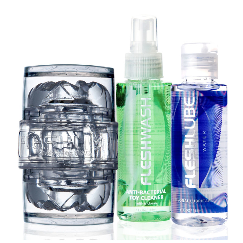 Мастурбатор Fleshlight Quickshot Vantage Value Pack: мастило та засіб для чищення. Мастурбатор Fleshlight Quickshot Vantage Value Pack: мастило та засіб для чищення.