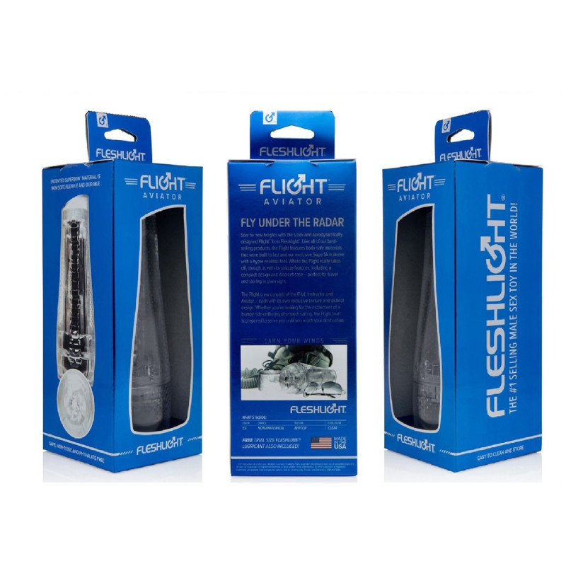 Мастурбатор Fleshlight Flight Aviator (Прозрачный) Мастурбатор Fleshlight Flight Aviator (Прозрачный)