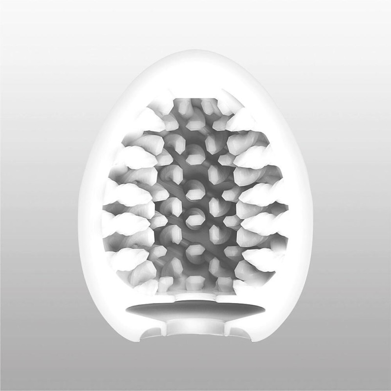 Мастурбатор-яйце Tenga Egg Brush з рельєфом у вигляді великої щетини Мастурбатор-яйце Tenga Egg Brush з рельєфом у вигляді великої щетини