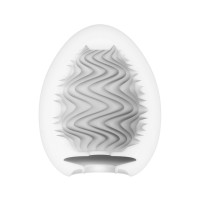 Мастурбатор-яйцо Tenga Egg Wind с зигзагообразным рельефом
