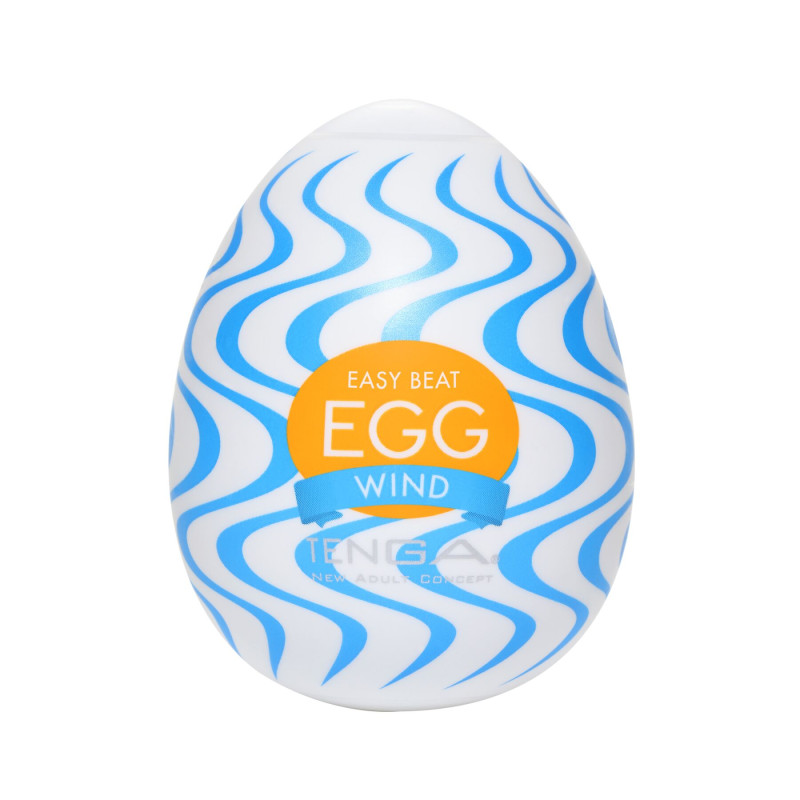 Мастурбатор-яйцо Tenga Egg Wind с зигзагообразным рельефом Мастурбатор-яйцо Tenga Egg Wind с зигзагообразным рельефом