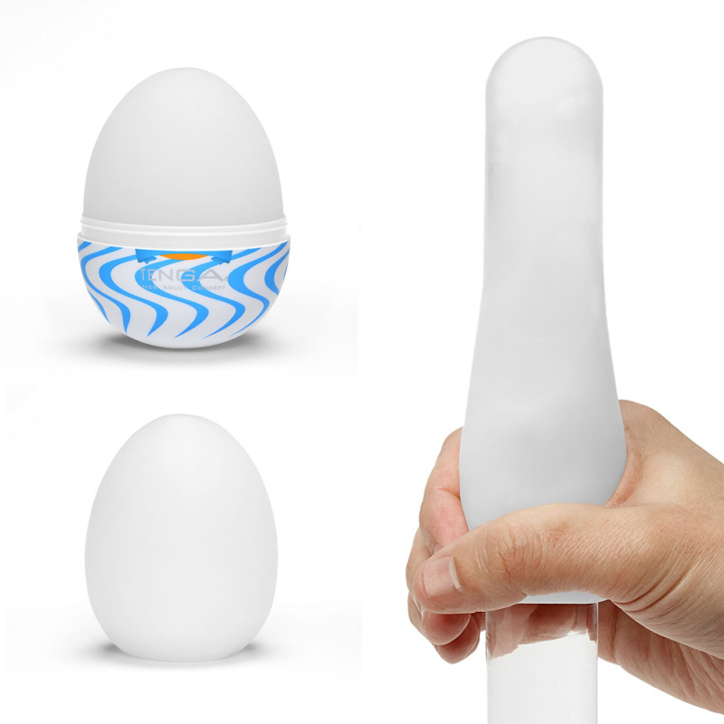 Мастурбатор-яйцо Tenga Egg Wind с зигзагообразным рельефом Мастурбатор-яйцо Tenga Egg Wind с зигзагообразным рельефом