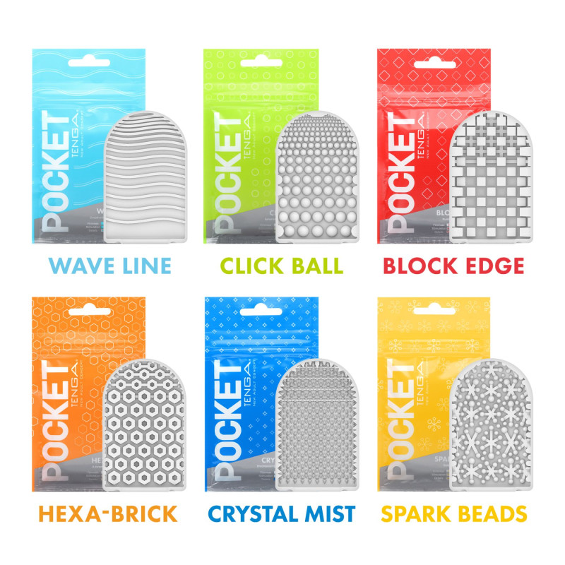 Мастурбатор TENGA Pocket Block Edge Мастурбатор TENGA Pocket Block Edge