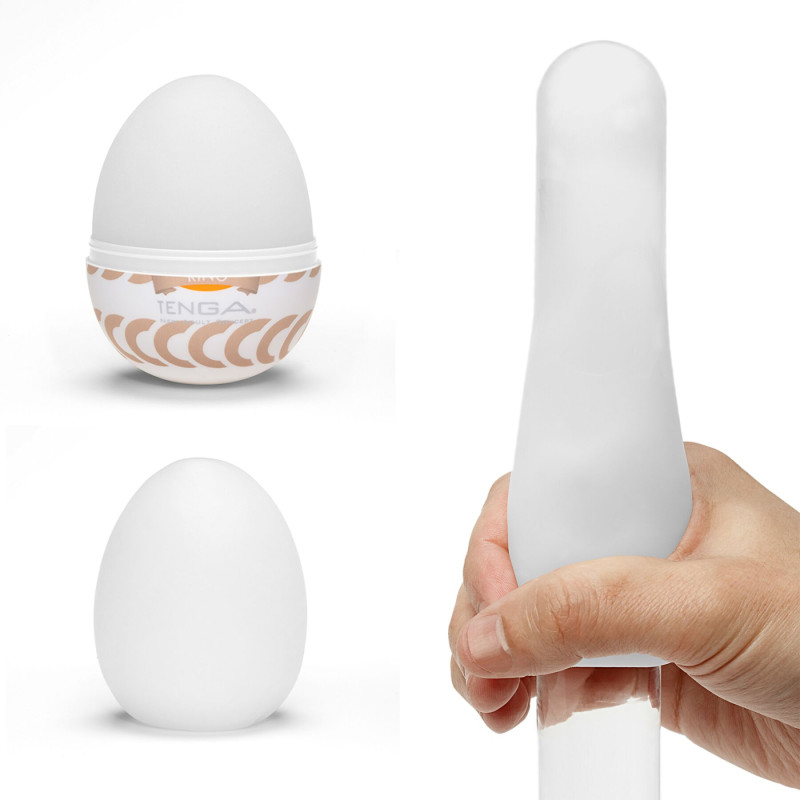 Мастурбатор-яйце Tenga Egg Ring з асиметричним рельєфом Мастурбатор-яйце Tenga Egg Ring з асиметричним рельєфом