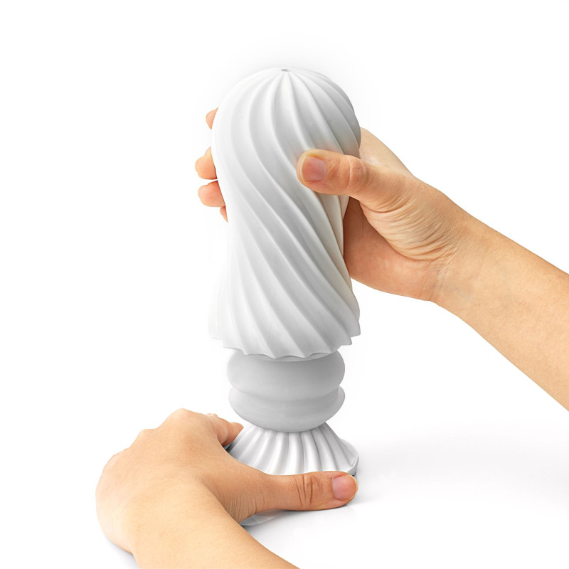 Мастурбатор Tenga FLEX Silky Белый Мастурбатор Tenga FLEX Silky Белый