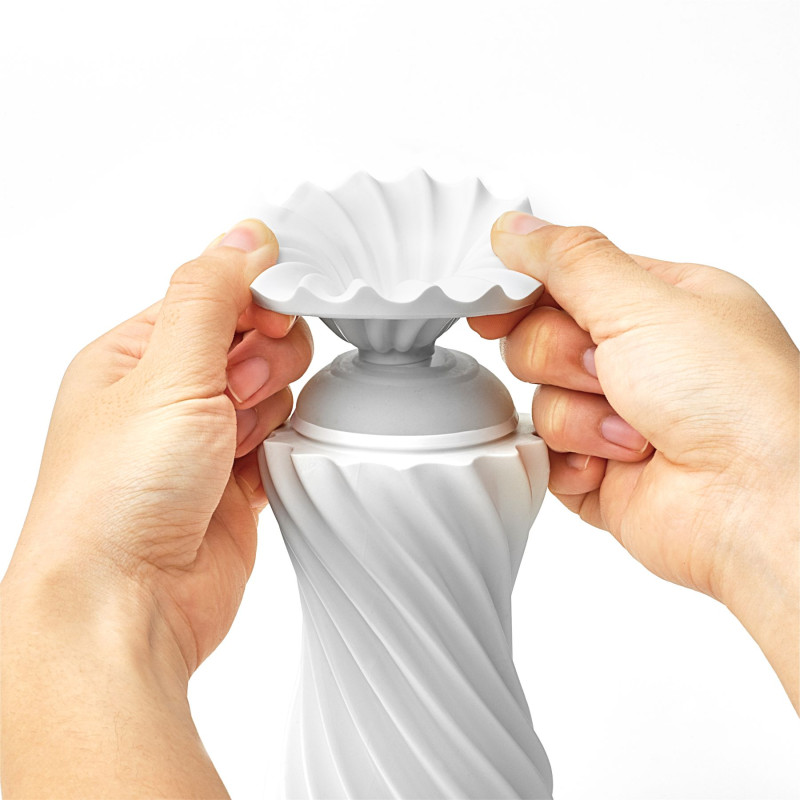 Мастурбатор Tenga FLEX Silky Белый Мастурбатор Tenga FLEX Silky Белый
