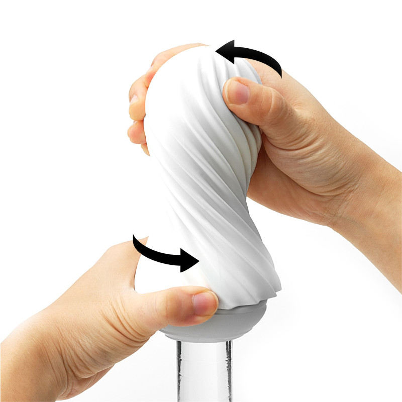 Мастурбатор Tenga FLEX Silky Белый Мастурбатор Tenga FLEX Silky Белый