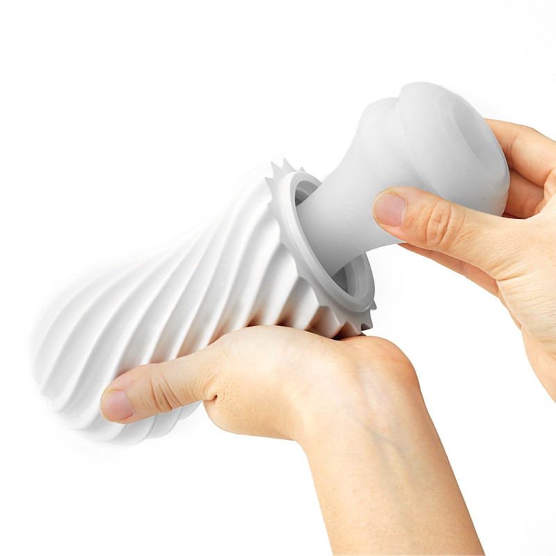 Мастурбатор Tenga FLEX Silky Белый Мастурбатор Tenga FLEX Silky Белый