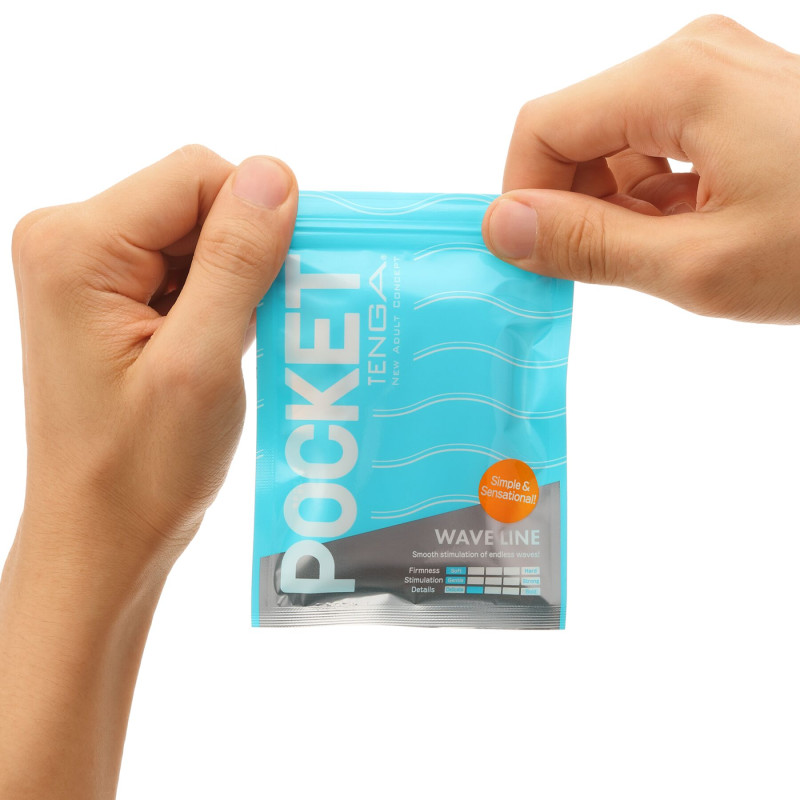 Мастурбатор TENGA Pocket Wave Line Мастурбатор TENGA Pocket Wave Line