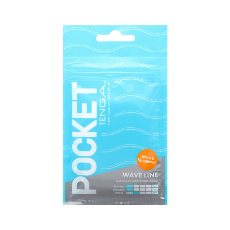 Мастурбатор TENGA Pocket Wave Line Мастурбатор TENGA Pocket Wave Line