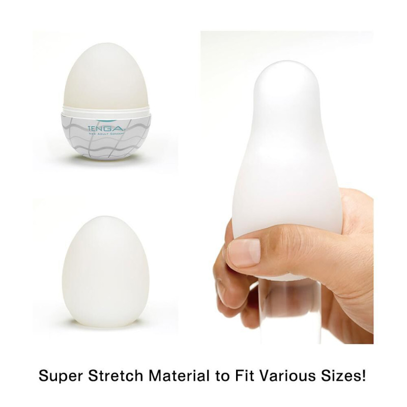 Мастурбатор-яйцо Tenga Egg Tornado со спирально-геометрическим рельефом Мастурбатор-яйцо Tenga Egg Tornado со спирально-геометрическим рельефом