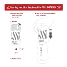 Автоматический мастурбатор Tenga VACUUM GYRO ROLLER, ротация и вакуум, совместимый с Tenga Cup
