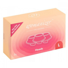 Змінні насадки Womanizer Premium, Classic, Liberty, Starlet - L, Червоні, 3 шт