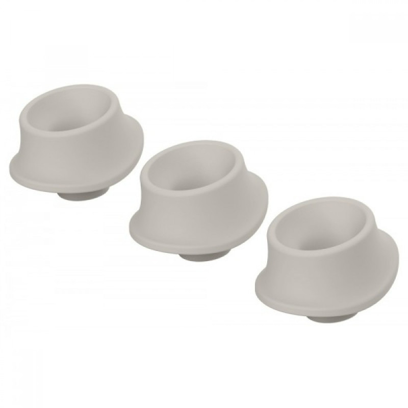 Змінні насадки Womanizer Premium, Classic, Liberty, Starlet - L, Сірі, 3 шт Змінні насадки Womanizer Premium, Classic, Liberty, Starlet - L, Сірі, 3 шт