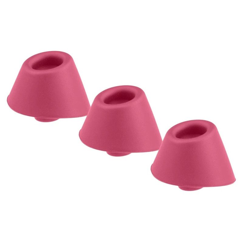 Змінні насадки Womanizer Duo, Inside Out М, Малинові, 3 шт Змінні насадки Womanizer Duo, Inside Out М, Малинові, 3 шт