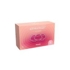 Змінні насадки Womanizer Premium, Classic, Liberty, Starlet - L, Рожеві, 3 шт