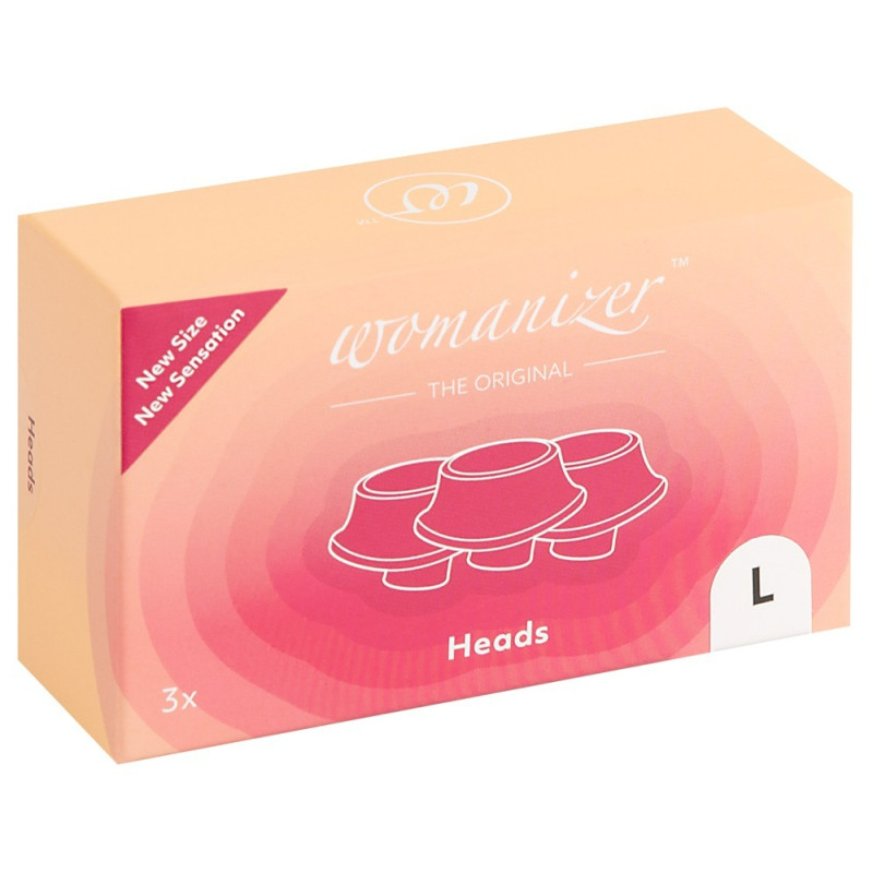 Змінні насадки Womanizer Premium, Classic, Liberty, Starlet - L, Білі, 3 шт Змінні насадки Womanizer Premium, Classic, Liberty, Starlet - L, Білі, 3 шт