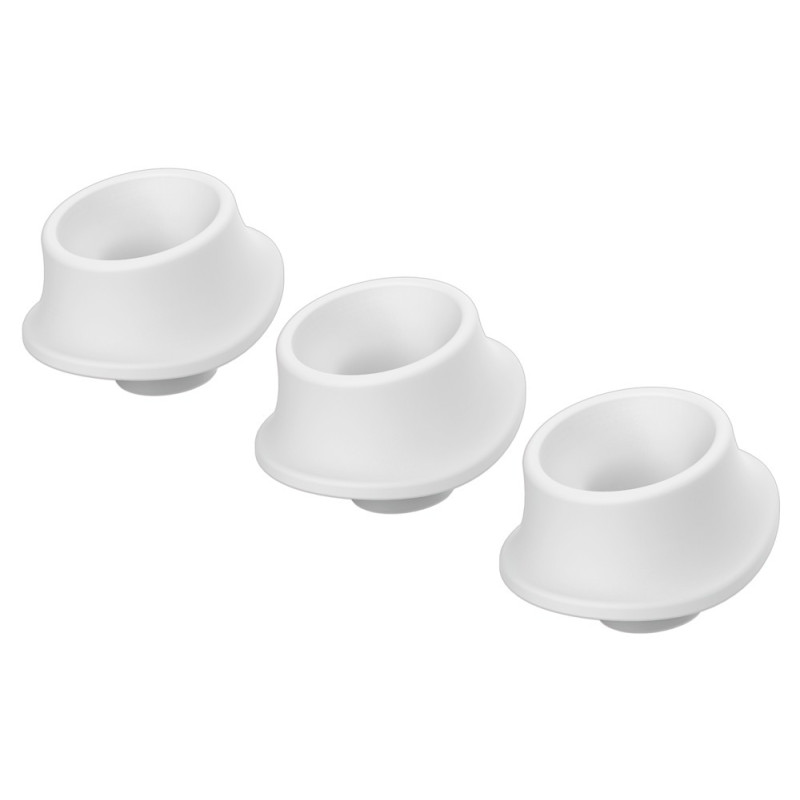 Змінні насадки Womanizer Premium, Classic, Liberty, Starlet - L, Білі, 3 шт Змінні насадки Womanizer Premium, Classic, Liberty, Starlet - L, Білі, 3 шт