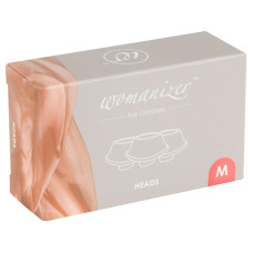 Змінні насадки Womanizer Premium, Classic, Liberty, Starlet - M, Малинові, 3 шт