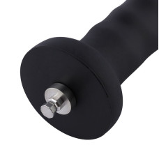 Силіконовий фалоімітатор для секс-машин Hismith 7.1″ Anal Dildo Black, система KlicLok