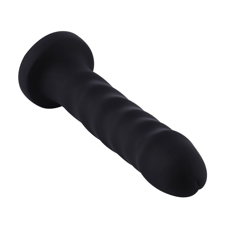 Силіконовий фалоімітатор для секс-машин Hismith 7.1″ Anal Dildo Black, система KlicLok Силіконовий фалоімітатор для секс-машин Hismith 7.1″ Anal Dildo Black, система KlicLok