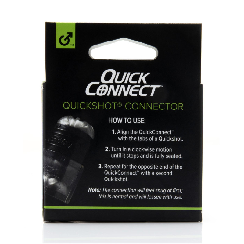 Адаптер Fleshlight Quickshot Quick Connect для соединения двух Квикшотов в одну игрушку Адаптер Fleshlight Quickshot Quick Connect для соединения двух Квикшотов в одну игрушку