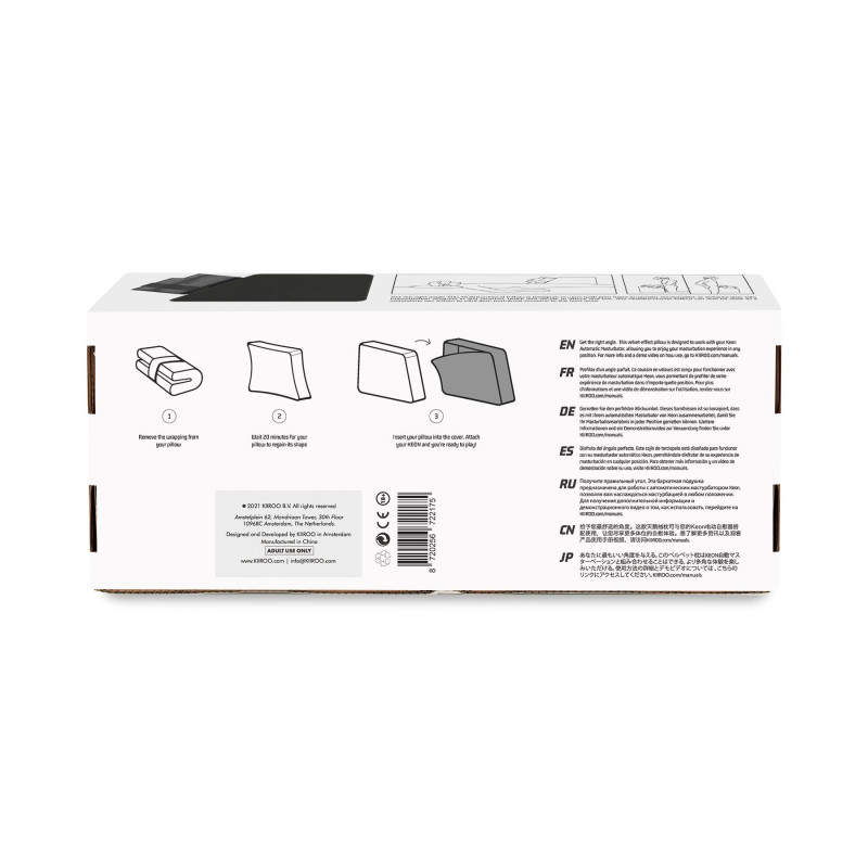 Подушка з кріпленням для мастурбатора Kiiroo Keon Pillow and Strap, 3 позиції Подушка з кріпленням для мастурбатора Kiiroo Keon Pillow and Strap, 3 позиції