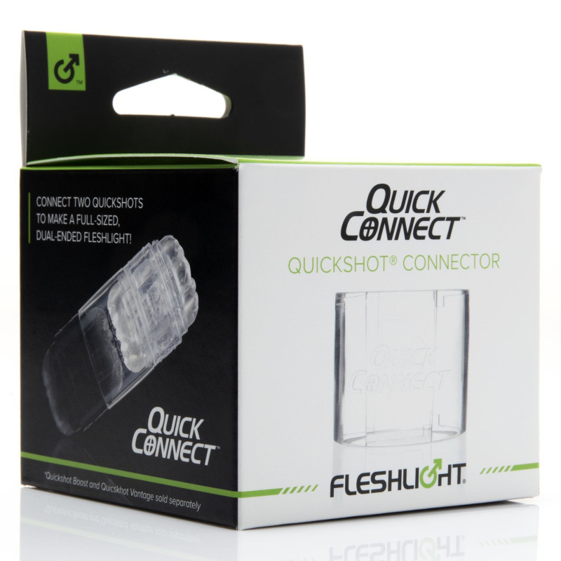 Адаптер Fleshlight Quickshot Quick Connect для соединения двух Квикшотов в одну игрушку Адаптер Fleshlight Quickshot Quick Connect для соединения двух Квикшотов в одну игрушку
