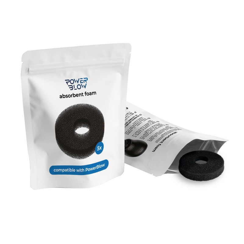 Поглинальна губка Kiiroo Powerblow Absorbent Foam 5 шт Поглинальна губка Kiiroo Powerblow Absorbent Foam 5 шт