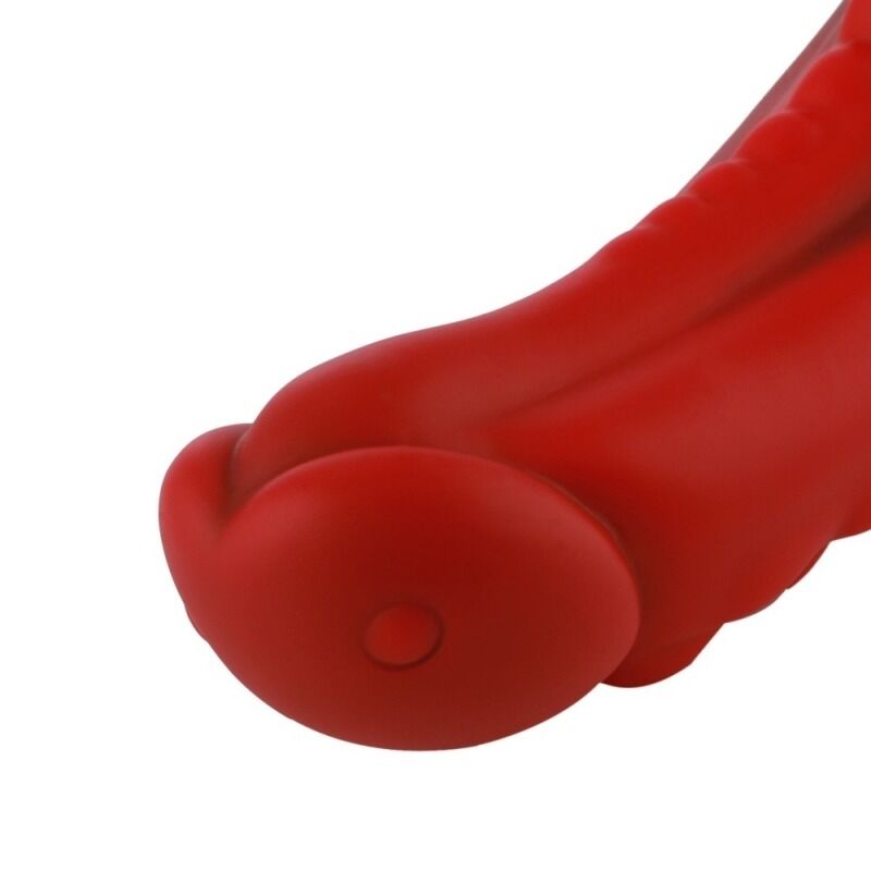 Силіконовий дилдо Hismith 8.35 Curved Silicone Dildo Red Monster Series Силіконовий дилдо Hismith 8.35 Curved Silicone Dildo Red Monster Series