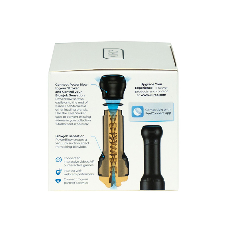 Вакуумна інтерактивна насадка для мастурбатора Kiiroo PowerBlow, імітатор мінету Вакуумна інтерактивна насадка для мастурбатора Kiiroo PowerBlow, імітатор мінету