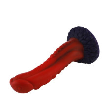 Силиконовый дилдо Hismith 8.35 Curved Silicone Dildo Red Monster Series