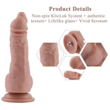 Подвійний фалоімітатор Hismith 9.8 Double Penetrator Silicone Dildo