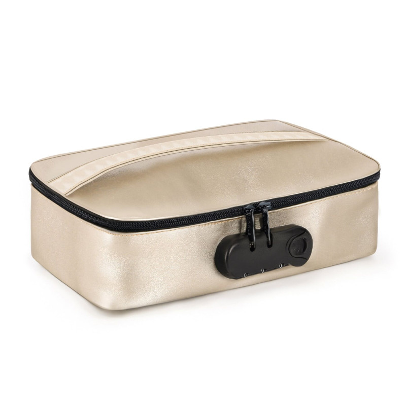 Кейс для іграшок Dorcel DISCREET BOX LUXURY GOLD, кодовий замок, 27×16×7,62 см Кейс для іграшок Dorcel DISCREET BOX LUXURY GOLD, кодовий замок, 27×16×7,62 см