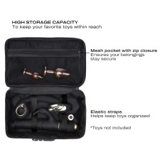 Кейс для іграшок Dorcel DISCREET BOX LUXURY GREEN, кодовий замок, 27×16×7,62 см