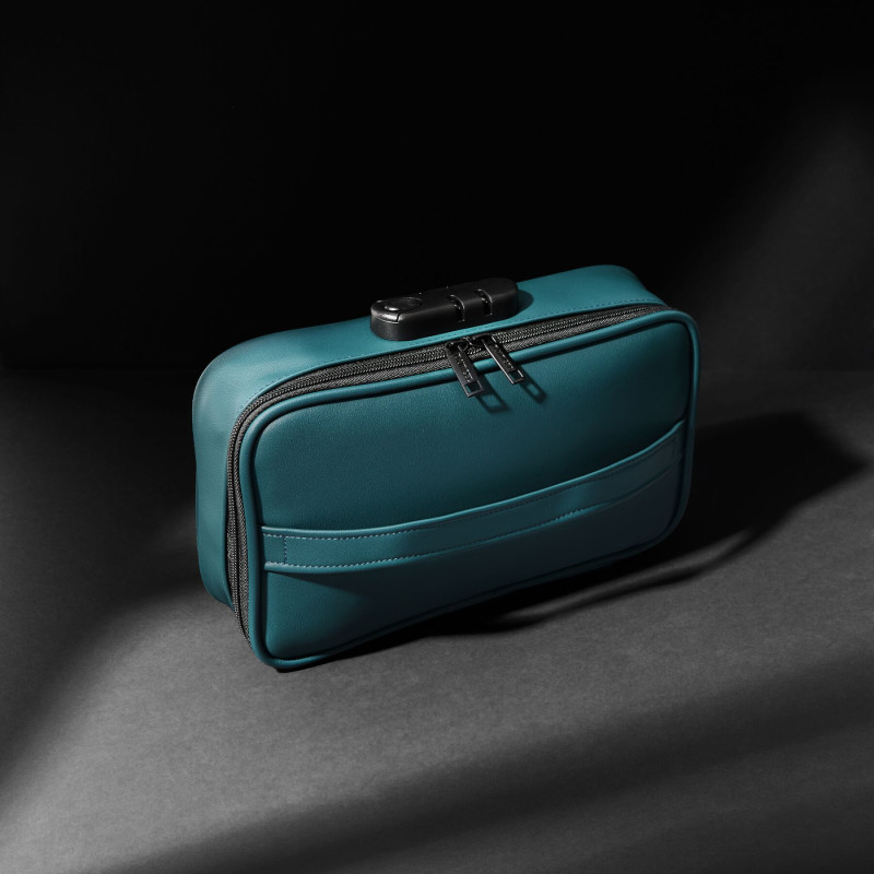 Кейс для игрушек Dorcel DISCREET BOX LUXURY GREEN, кодовый замок, 27×16×7,62 см Кейс для игрушек Dorcel DISCREET BOX LUXURY GREEN, кодовый замок, 27×16×7,62 см