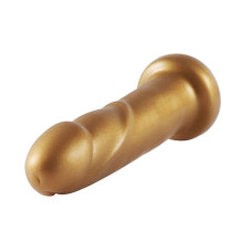 Золотой фаллоимитатор Hismith 6.8″ Golden Silicone Dildo, система KlicLok