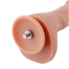 Ультрареалістичний фалоімітатор для секс-машин Hismith 8.3″ 2-layers Silicone Flesh Dildo, 2-шаровий