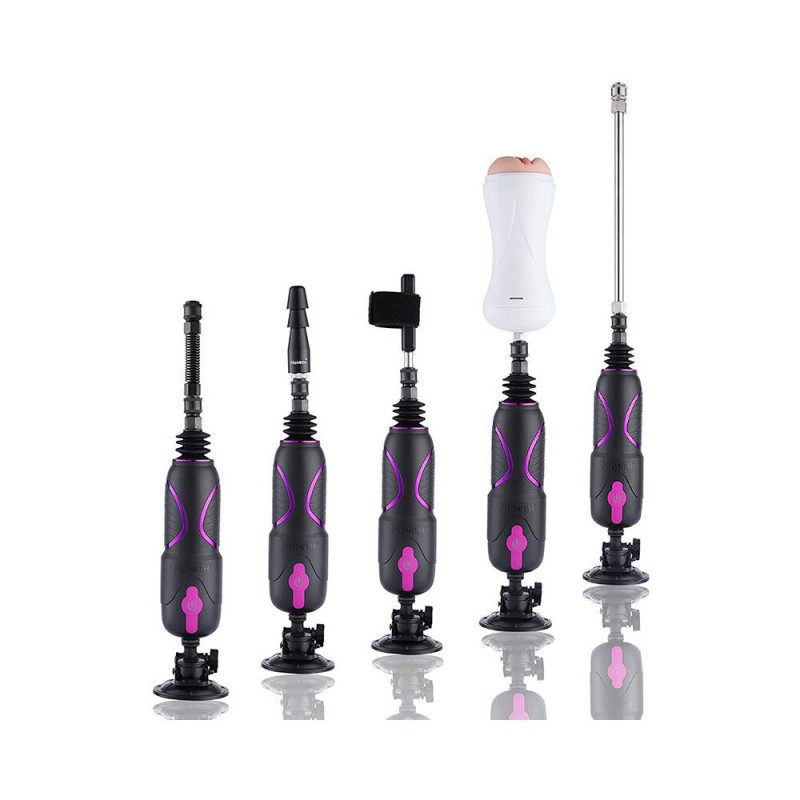 Набір адаптерів «для нього» для секс-машин Hismith KlicLok System Set for Him, мастурбатор у комплек Набір адаптерів «для нього» для секс-машин Hismith KlicLok System Set for Him, мастурбатор у комплек