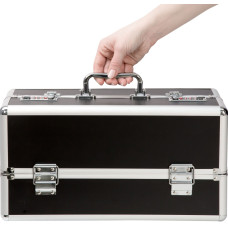 Большой кейс для хранения секс-игрушек BMS Factory Large Lokable Vibrator Case Black, кодовый замок