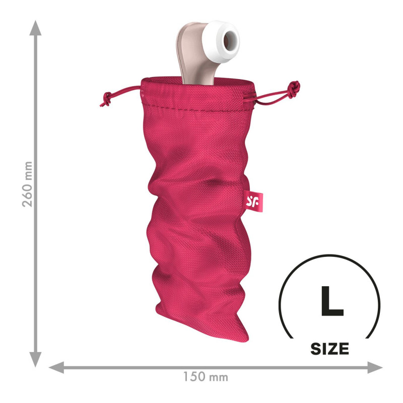 Мішечок для зберігання іграшок Satisfyer Treasure Bag L Pink Мішечок для зберігання іграшок Satisfyer Treasure Bag L Pink