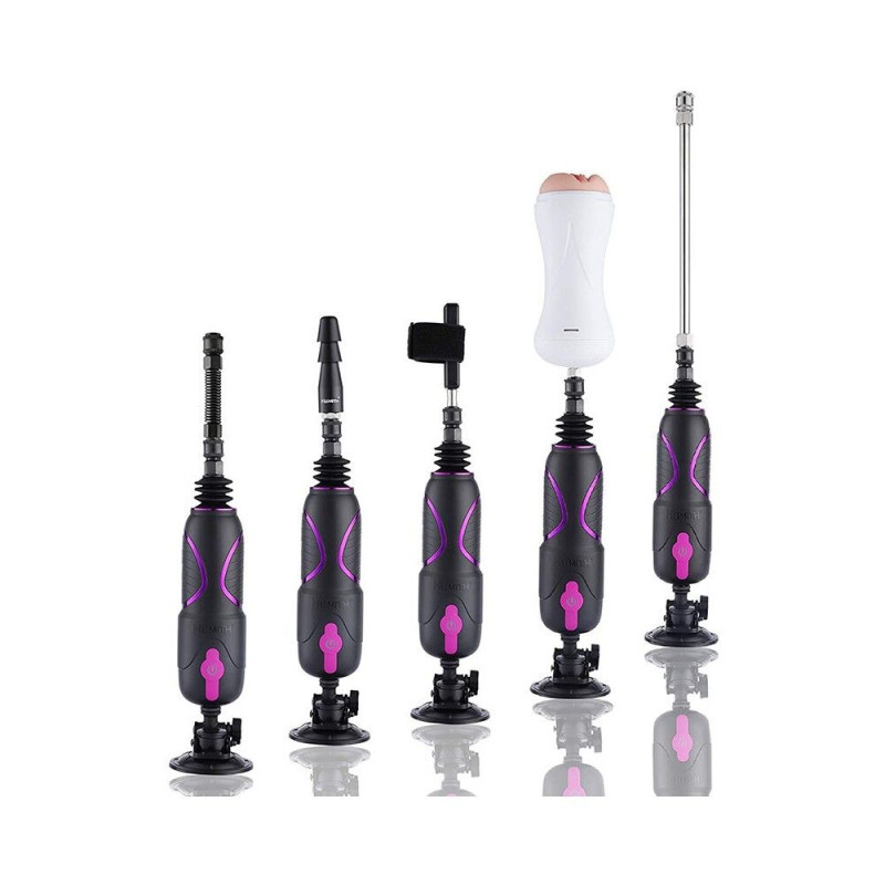 Набір адаптерів для секс-машин Hismith Luxury Kit - KlicLok System Set Набір адаптерів для секс-машин Hismith Luxury Kit - KlicLok System Set