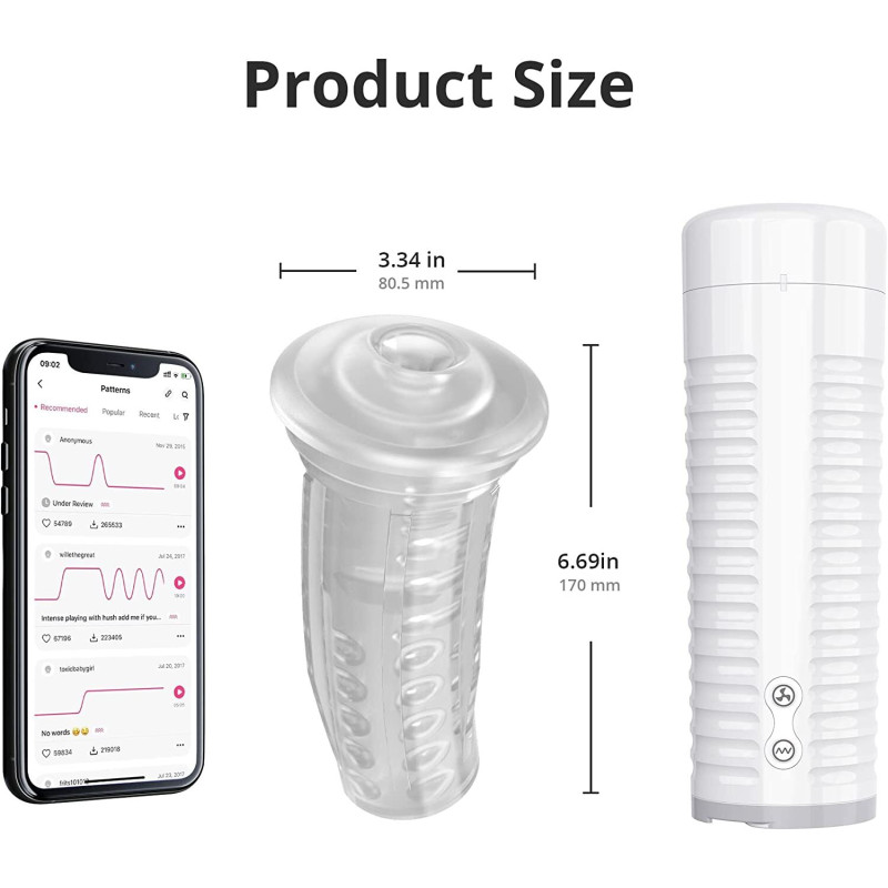 Рукав для мастурбатора Lovense Max 2, нейтральный вход Рукав для мастурбатора Lovense Max 2, нейтральный вход