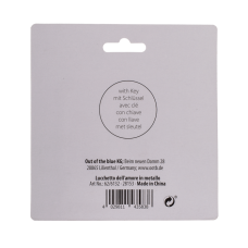 Металлические замочки с ключиком OOTB Love Lock, 4,7 см и 5 см