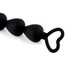 Анальная цепочка B - Series HeavyFun Anal Beads Heart Black