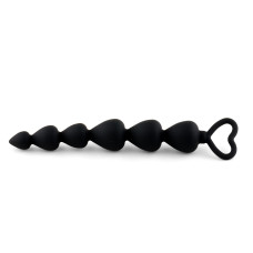 Анальная цепочка B - Series HeavyFun Anal Beads Heart Black