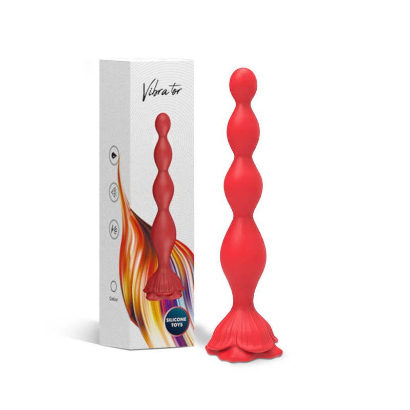 Анальный стимулятор B - Series Joy Rosestick Red, 9 Vibration Functions