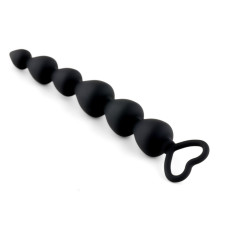 Анальная цепочка B - Series HeavyFun Anal Beads Heart Black