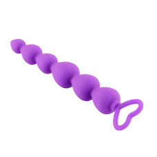 Анальная цепочка B - Series HeavyFun Anal Beads Heart Purple